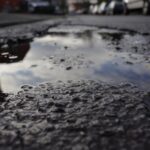Beszakadt az aszfalt Rákospalotán